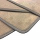 Ford Mustang (2015 - current) beige car mats