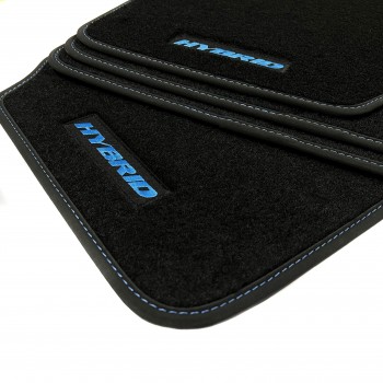 Floor mats Hyundai Santa Fe PHEV plug-in Hybrid (2020-present) logo Hybrid