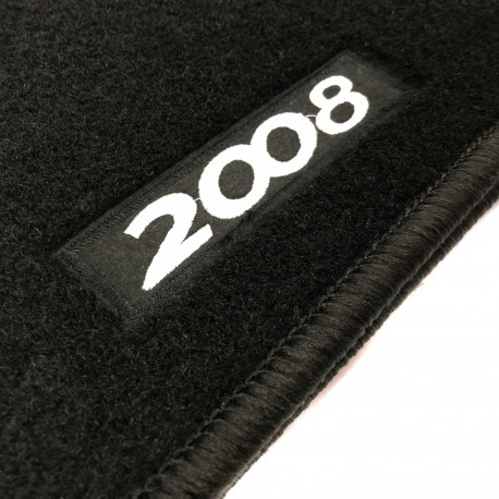 Peugeot 2008 (2016 - current) tailored logo car mats