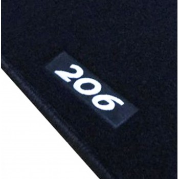 Peugeot 206 (1998 - 2009) tailored logo car mats