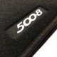 Peugeot 5008 5 seats (2009 - 2017) tailored logo car mats