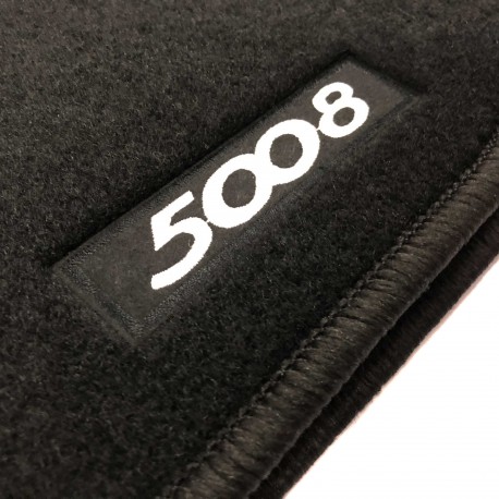 Peugeot 5008 7 seats (2009 - 2017) tailored logo car mats