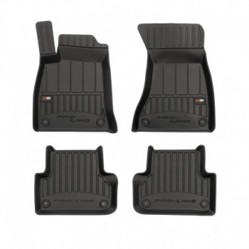 Floor mats type bucket of Premium rubber for Audi A4 B9 (2015 - )