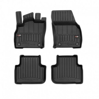 Floor mats type bucket of Premium rubber for Audi Q3 II suv (2018 - )