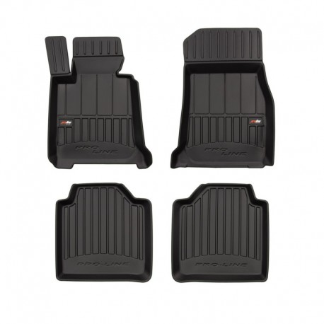 Floor mats, Premium type-bucket of rubber for BMW 3 Series Gran Turismo F34 liftback (2013 - 2021)