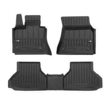 Floor mats type bucket of Premium rubber for BMW X6 E71 suv coupe (2007 - 2014)