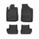 Floor mats, Premium type-bucket of rubber for Citroen C2 hatchback (2003 - 2009)