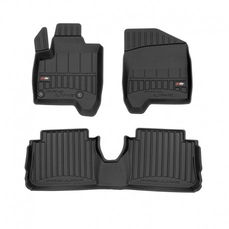 Mats 3D made of Premium rubber for Citroën C3 Picasso minivan (2008 - 2017)