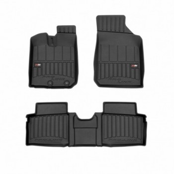 Floor mats, Premium type-bucket of rubber for Dacia Spring hatchback (2021 - )