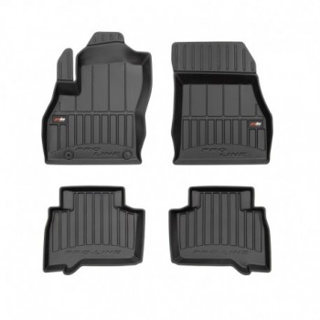 Floor mats, Premium type-bucket of rubber for Fiat Qubo van (2008 - 2020)
