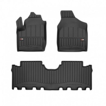 Floor mats type bucket of Premium rubber for Ford Galaxy I minivan (1995 - 2006)