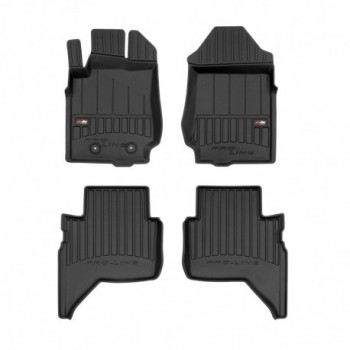 Floor mats, Premium type-bucket of rubber for Ford Ranger V pickup (2015 - 2022)