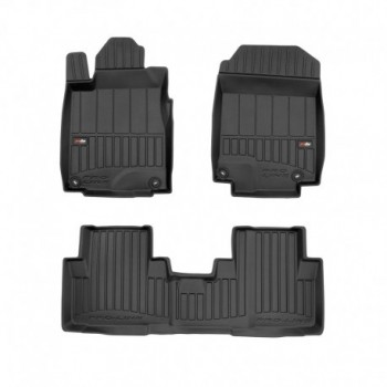 Floor mats type bucket of Premium rubber for Honda CR-V IV suv (2012 - 2018)