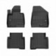 Floor mats type bucket of Premium rubber for Hyundai Santa Fe III suv (2012 - 2018)