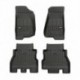 Floor mats, Premium type-bucket of rubber for Jeep Wrangler IV suv (2017 - )