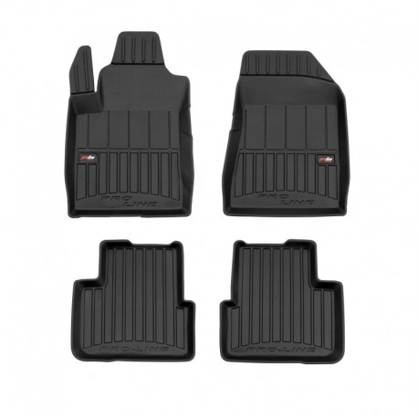 Matten 3D-gemaakt van Premium rubber voor een Lancia Delta III hatchback (2008 - 2014)