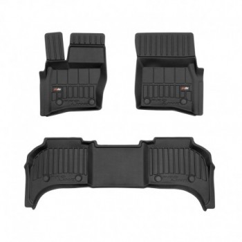 Floor mats type bucket of Premium rubber for Land Rover Defender II suv (2020 - )
