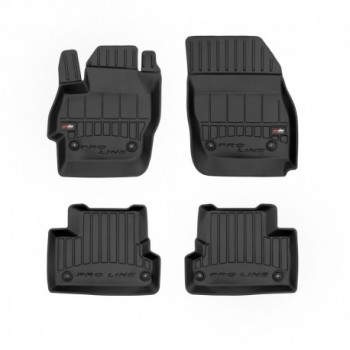 Floor mats type bucket of Premium rubber for Mazda 3 II (2008 - 2013)