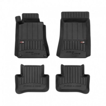 Floor mats type bucket of Premium rubber for Mercedes-Benz C-Class W203 (2000 - 2007)