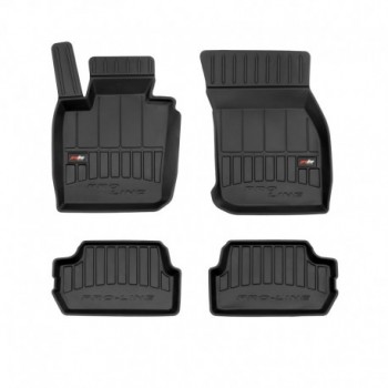 Floor mats type bucket of Premium rubber for Mini Cooper III hatchback , 3-door (2014 - 2023)