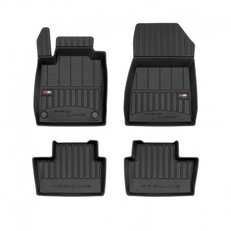 Floor mats, Premium type-bucket of rubber for Nissan Juke II crossover (2019 - )