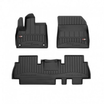 Floor mats, Premium type-bucket of rubber for Opel Combo E van (2018 - )