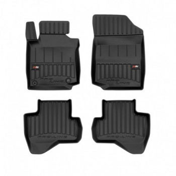 Floor mats, Premium type-bucket of rubber for Peugeot 107 hatchback (2005 - 2014)