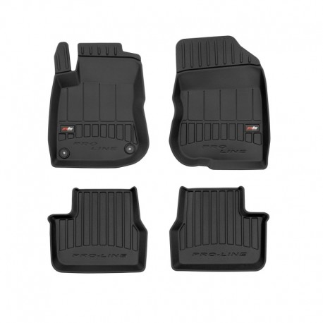 Floor mats, Premium type-bucket of rubber for Peugeot 2008 I crossover (2013 - 2019)