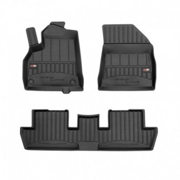 Floor mats, Premium type-bucket of rubber for Peugeot 3008 I crossover (2009 - 2016)