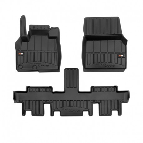 Matten 3D-gemaakt van Premium rubber voor Renault Espace IV minivan (2002 - 2014)