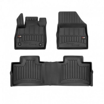 Floor mats type bucket of Premium rubber for Renault Espace V crossover (2014 - )