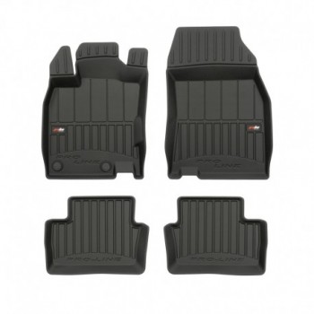 Floor mats, Premium type-bucket of rubber for Renault Kadjar crossover (2015 - 2022)