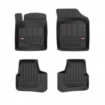 Floor mats, Premium type-bucket of rubber for SEAT Mii hatchback (2011 - 2019)