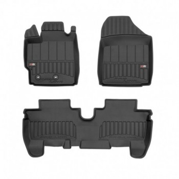 Floor mats, Premium type-bucket of rubber for Toyota Urban Cruiser crossover (2008 - 2014)