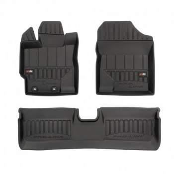 Floor mats, Premium type-bucket of rubber for Toyota Yaris III hatchback (2011 - 2019)