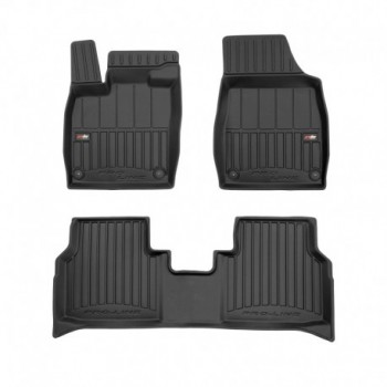 Floor mats type bucket of Premium rubber for Volkswagen ID.4 crossover (2020 - )