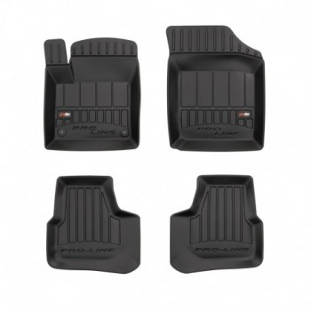 Floor mats type bucket of Premium rubber for Volkswagen UP! hatchback (2011 - )