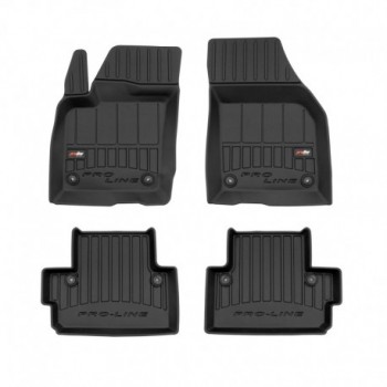 Floor mats, Premium type-bucket of rubber for Volvo S40 II sedan (2004 - 2012)