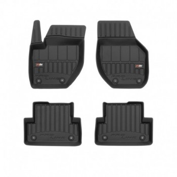 Floor mats, Premium type-bucket of rubber for Volvo V40 II hatchback (2012 - 2019)