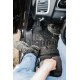 Floor mats, Premium type-bucket of rubber for Ford Ranger V pickup (2015 - 2022)