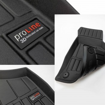 Mats 3D made of Premium rubber for Ford Transit Connect II van (2013 - 2022)