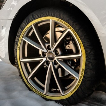 Snow chains made of Premium cloth