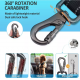 Belt safety dog adjustable and elastic for car