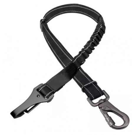 Belt safety dog adjustable and elastic for car