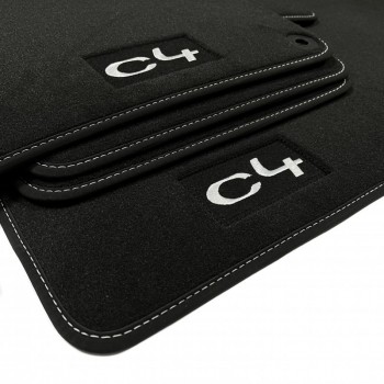 Velour Logo Floor Mats for Citroen C4-X