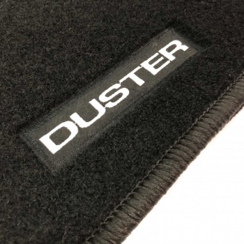 Custom-made Dacia Duster (2023-2024) floor mats with embroidered logo