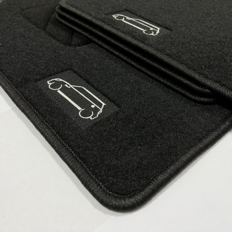 Custom-made Mini Cooper / One F56 Electric (2020 - 2024) floor mats with embroidered logo