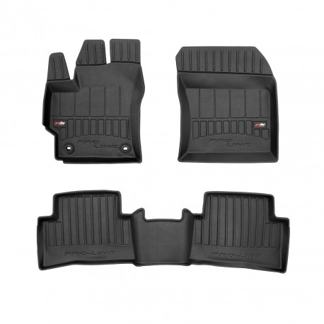 Rubber 3D floor mats for Toyota Corolla Hybrid 2017-Current - ProLine®