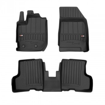 Rubber 3D floor mats for Dacia Duster 2023 - present - ProLine®