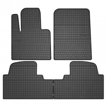 Vloer matten Hyundai Santa Fe 7 zetels (2012 - 2018) Rubber